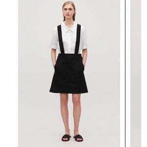 COS Black Peter Pan Collar Mini Dress